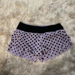 Lululemon purple shorts size 6